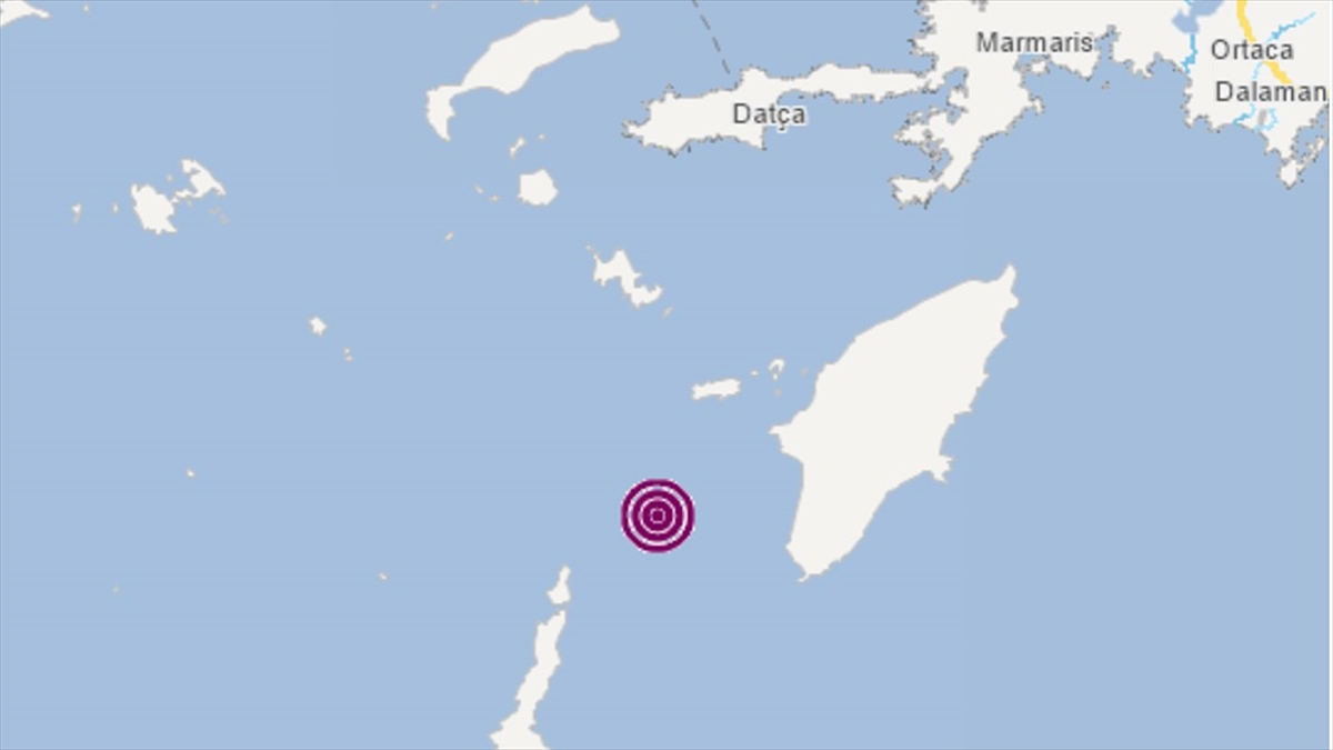 Ege Denizi'nde 4,4 Büyüklüğünde Deprem