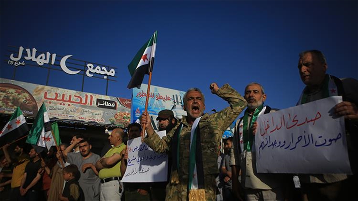 Tel Rıfatlılar Topraklarına Yuvalanan Ypg/pkk’yı Protesto Etti