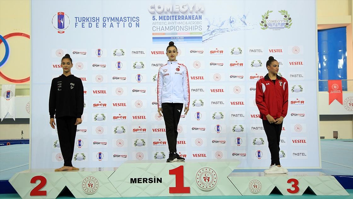 Cimnastikte Akdeniz Gençler Şampiyonası'nda Türkiye 13 Madalya Kazandı
