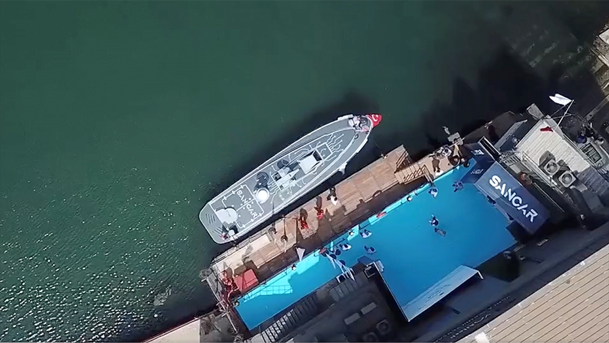 Mavi Vatan Savunmasında Kullanılacak Sancar Sida Denize İndirildi