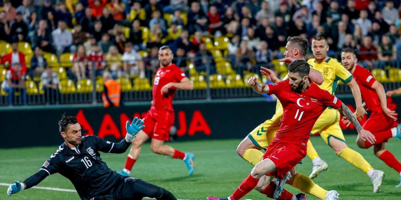 Türkiye Uluslar Ligi'nde Litvanya'da 6 gol attı