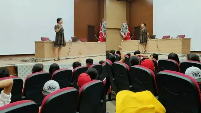 Etek giyen avukata panelde şok tepki!