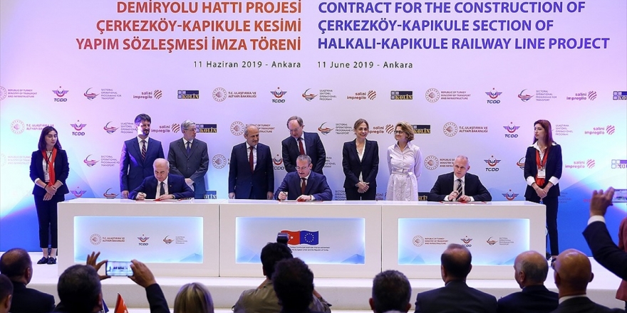 Avrupa İle Yüksek Standartlı Demir Yolu Bağlantısı İçin İmzalar Atıldı