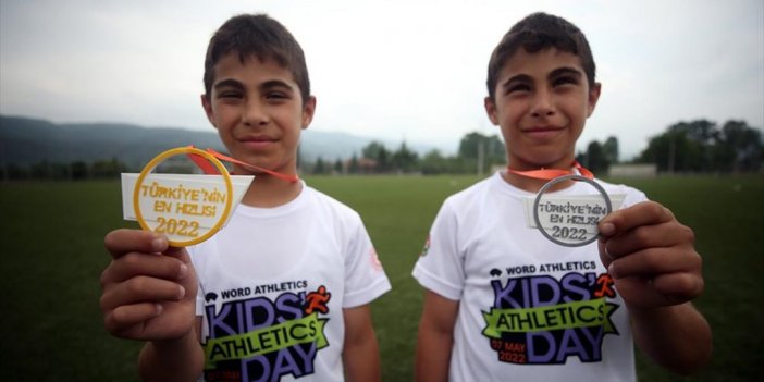 Piste Çıktıklarında Rakip Olan İkizler Atletizmde Başarıya Koşmak İstiyor