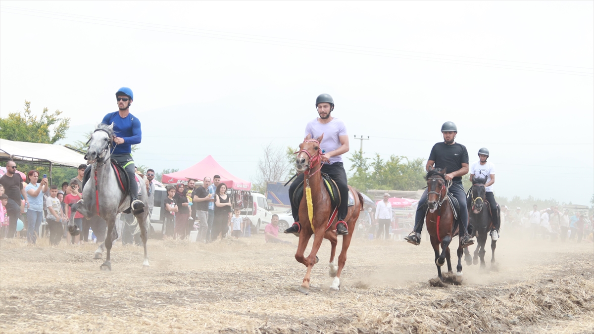 Osmaniye'de 10. Geleneksel Rahvan At Yarışları Yapıldı