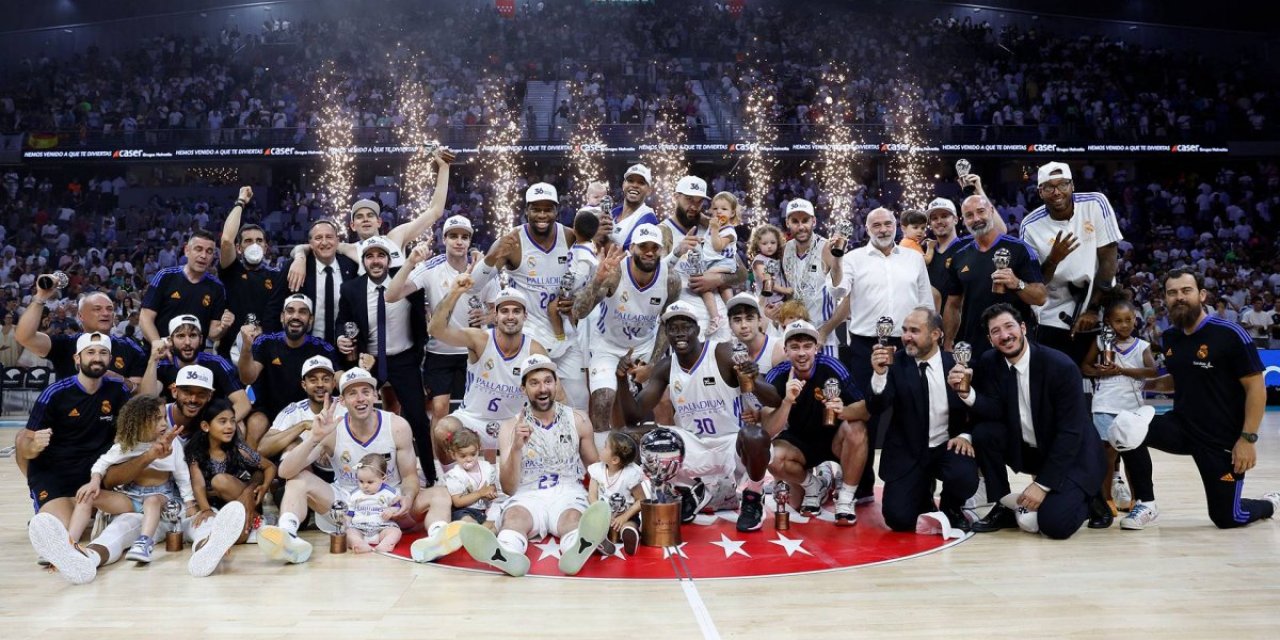 Real Madrid basketbol liginde 36. kez şampiyon oldu