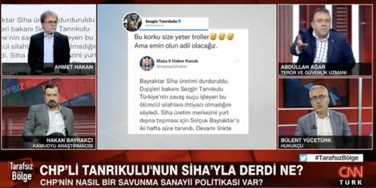 Canlı yayında Sezgin Tanrıkulu ve CHP tartışması
