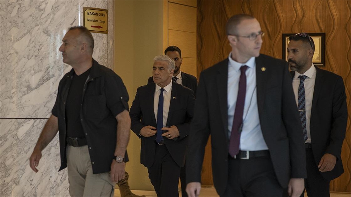 İsrail Dışişleri Bakanı Yair Lapid Ankara'ya Geldi