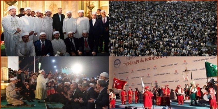 Eski Başbakan Ahmet Davutoğlu Yenikapı'daki Teravih Namazını Yanlış Buldu