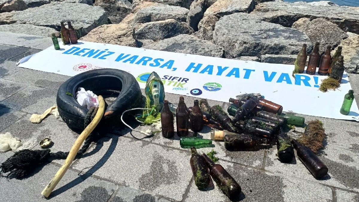 Üsküdar’da denizden çıkanlar pes dedirtti