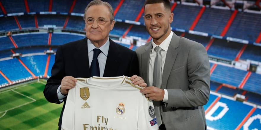 Real Madrid, En Pahalı Transferi Hazard'ı Tanıttı
