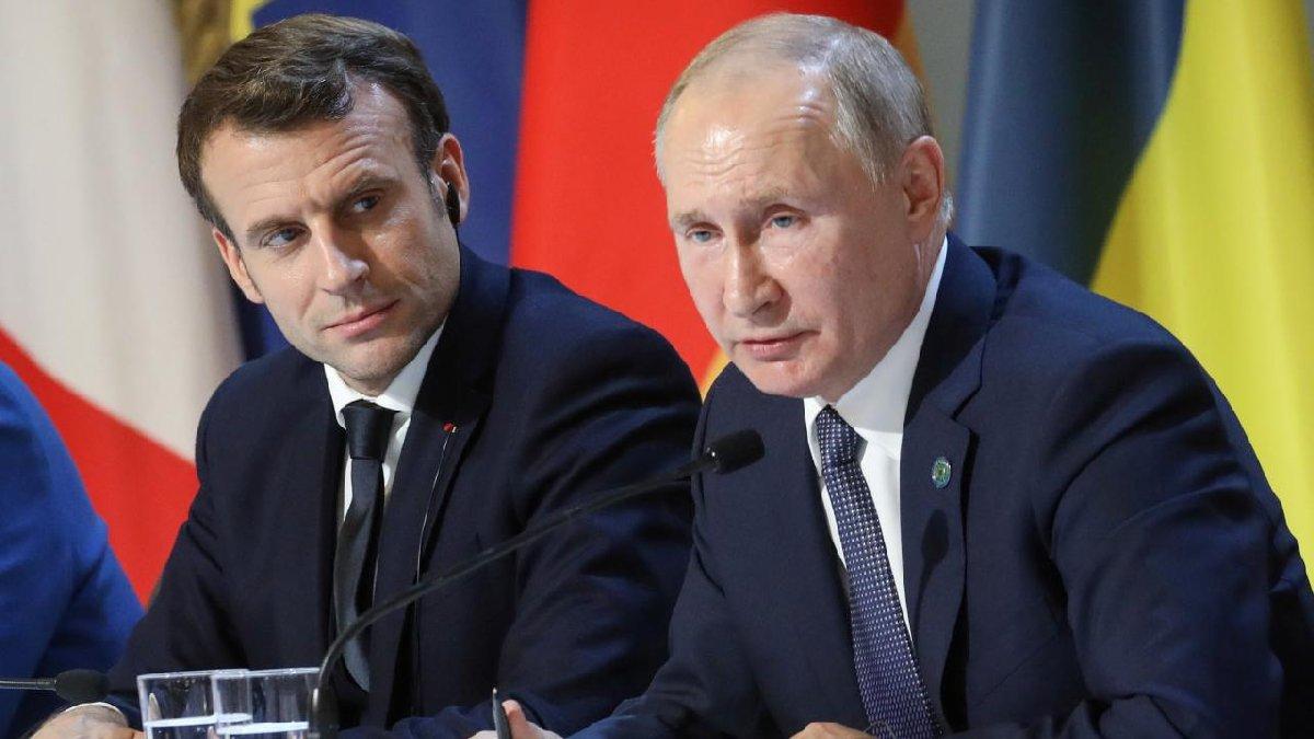 İkilinin telefon görüşmesi sızdırıldı… Putin’den Macron’a: ‘Spordayım kapa’