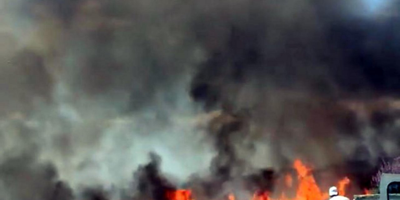 Tekirdağ'da buğday tarlası yandı, 50 dönüm alan kül oldu