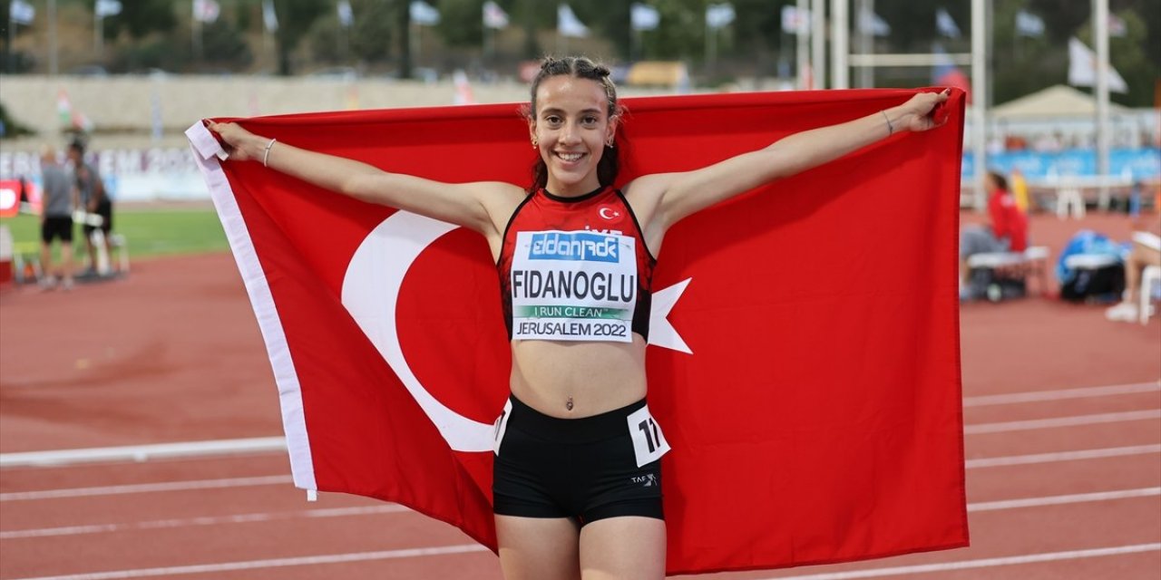 Genç atlet Ayça Fidanoğlu Avrupa ikincisi
