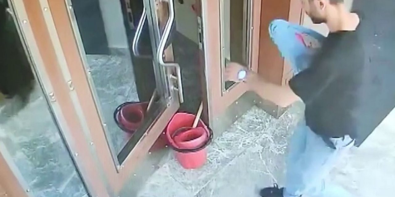 Ümraniye'de kargocu gibi binaya girip hırsızlık yaptı