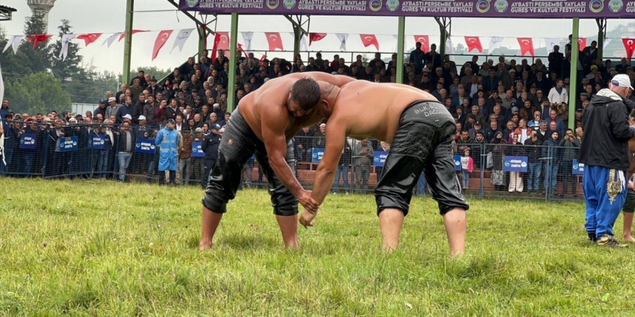 914. Aybastı Perşembe Yaylası Festivali'nde Başpehlivan Recep Kara Oldu