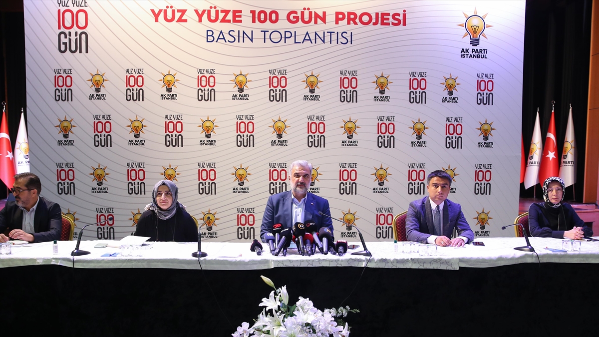 Ak Parti İstanbul İl Başkanlığının "Yüz Yüze 100 Gün" Programı Tanıtıldı