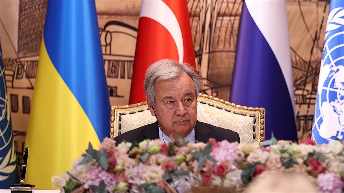 Guterres: Sayın Erdoğan'ın Israrı Tahıl Koridoru Anlaşmasının Her Aşamasında Hayati Öneme Sahipti