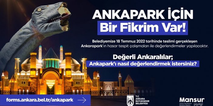 MANSUR YAVAŞ BİR SÖZÜNÜ DAHA TUTTU: “ANKAPARK’IN GELECEĞİ ANKARALILARA AİTTİR”