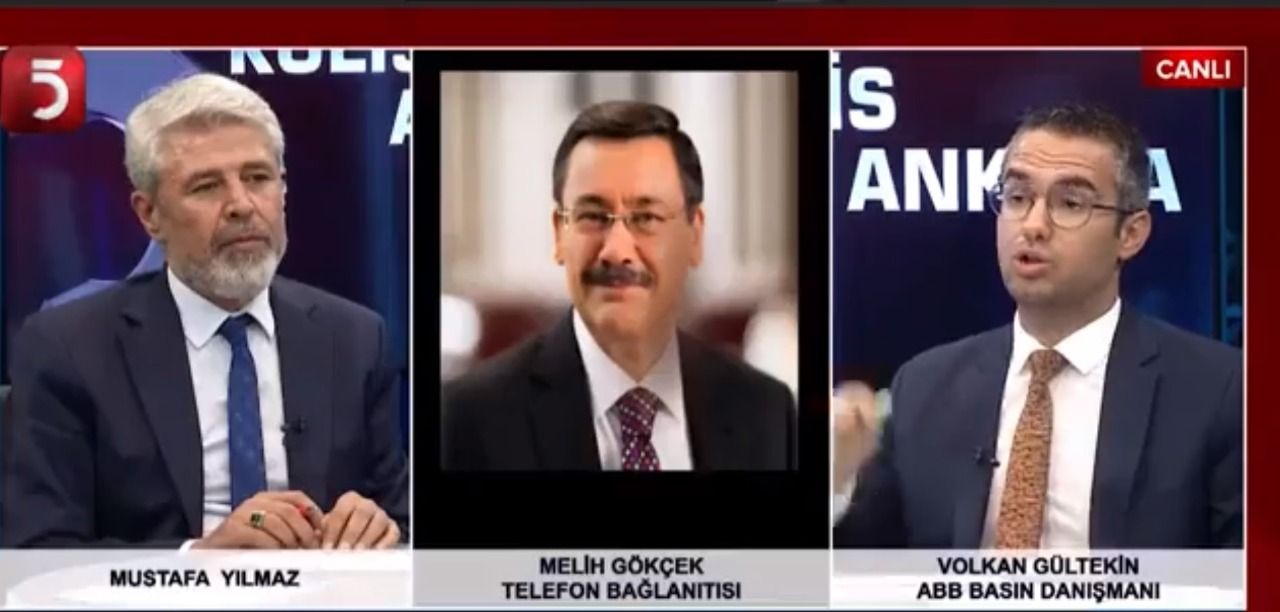 "Haddini bil" diyen Melih Gökçek'e canlı yayında böyle yanıt verdi