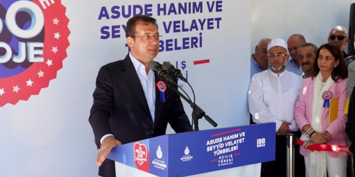 İMAMOĞLU: ÇILGIN PROJE, BU ŞEHRİN İNSANINA HİZMET ETMEKTİR