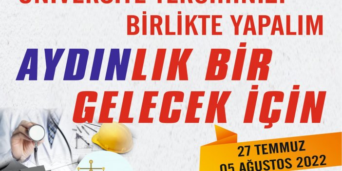 TERCİH TIRI GENÇLER İÇİN ATATÜRK KENT MEYDANI’NDA YERİNİ ALIYOR