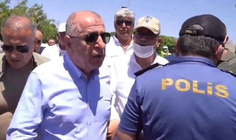 Suriye sınırına yürüyen Ümit Özdağ’a müdahale