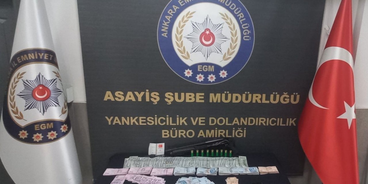 Ankara'da dolandırıcıları dolandıran 3 şüpheli yakalandı