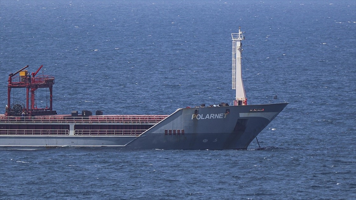 Ukrayna'dan Gelen Mısır Yüklü Gemi 'Polarnet' Derince Limanı'na Ulaştı