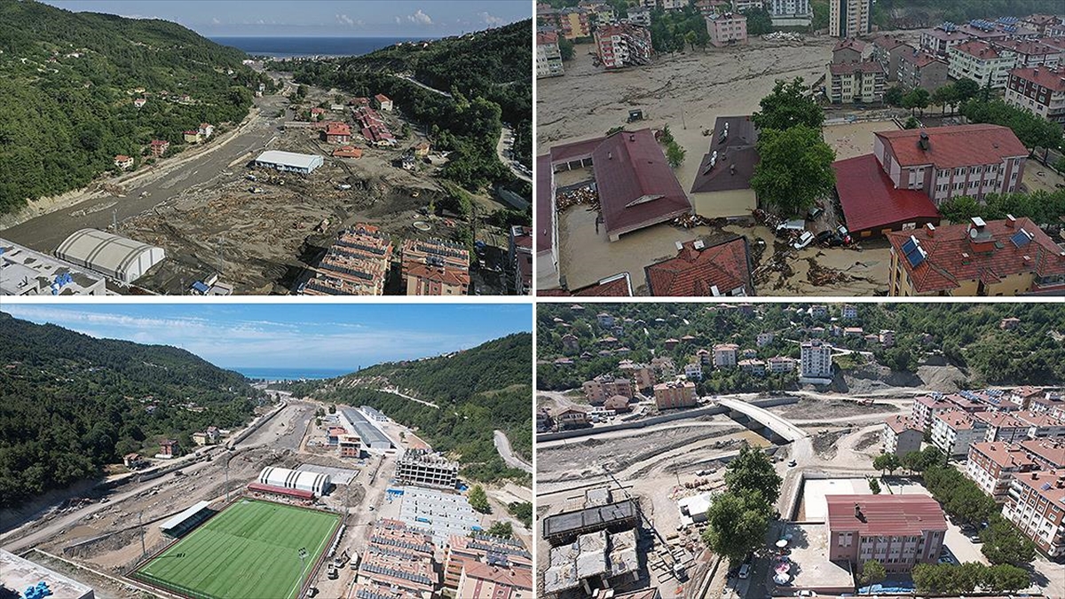 Bozkurt'ta Sel Felaketinin İzleri Siliniyor