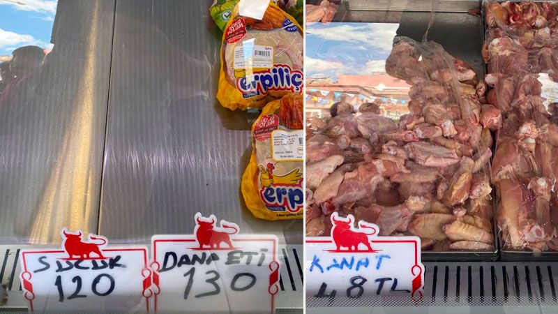 Vatandaşın alacak gücü kalmayınca kasap da kırmızı et satmayı bıraktı