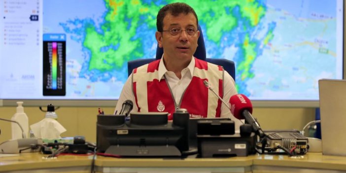 İMAMOĞLU: YOĞUN YAĞIŞA RAĞMEN SÜRECİ ÇOK AZ SORUNLA ATLATTIK