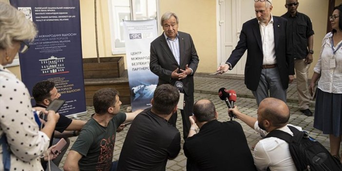 BM Genel Sekreteri Guterres, Lviv'i Ziyaret Etti