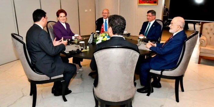 6'lı masada ilk turun son randevusu toplanıyor