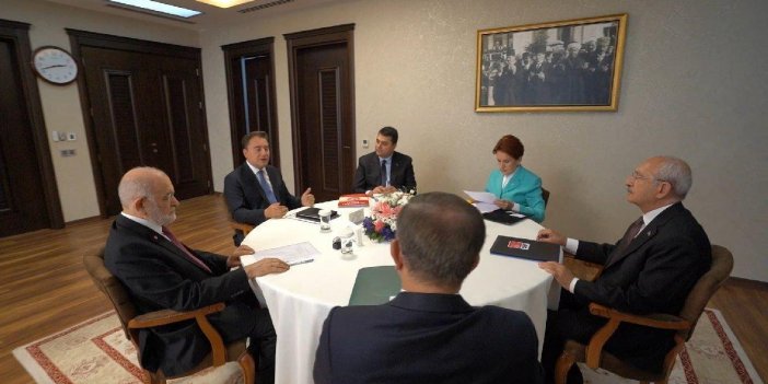 Altılı Masa’dan ortak Cumhurbaşkanı adayı açıklaması