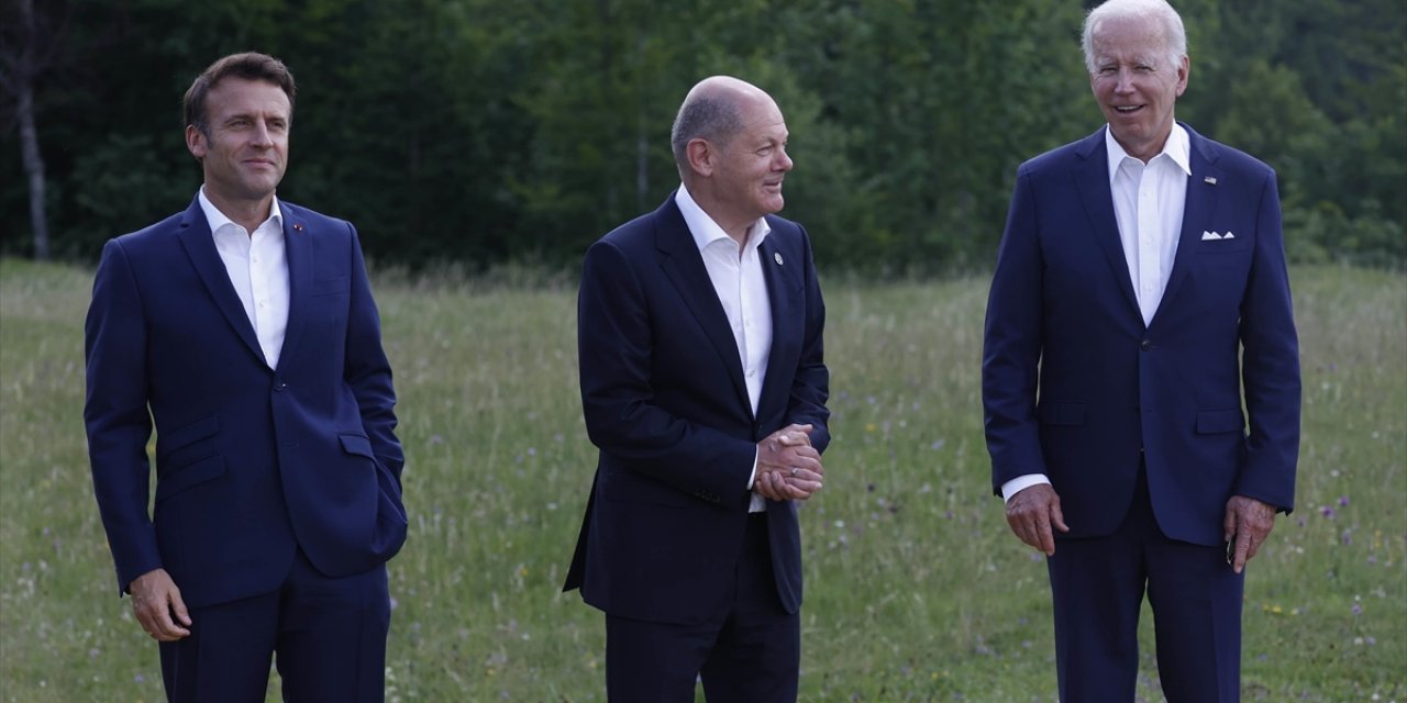 Almanya Başbakanı Scholz, Abd, Fransa Ve İngiltere Liderleriyle Uluslararası Konuları Görüştü