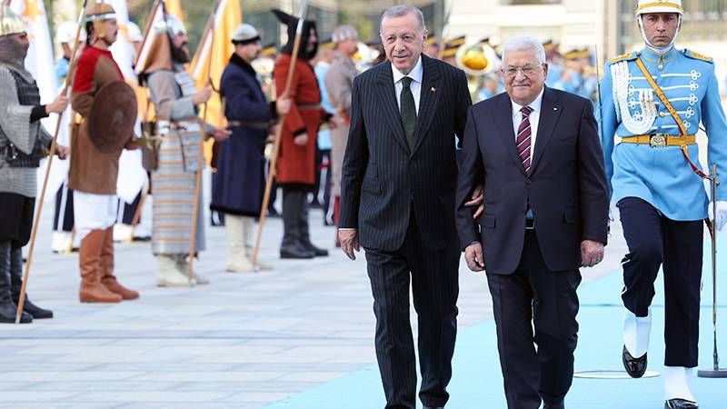 Filistin Devlet Başkanı Türkiye'ye geldi