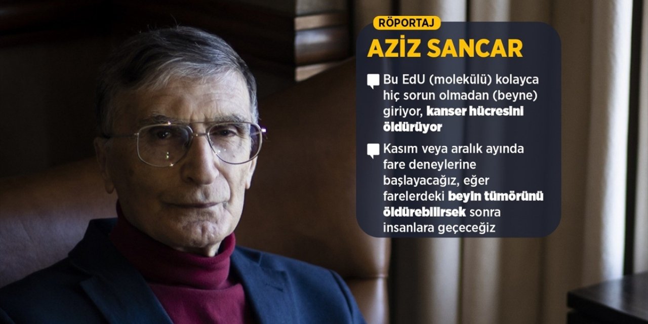Nobel Ödüllü Prof. Dr. Sancar, Beyin Kanseri Çalışmasını Anlattı