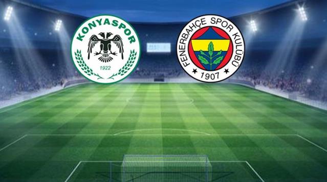 Konyaspor-Fenerbahçe maçının ilk 11'leri