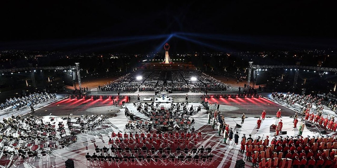 Cumhurbaşkanlığı Külliyesi'nde 30 Ağustos Büyük Zaferin 100. Yılı Özel Programı Düzenlendi