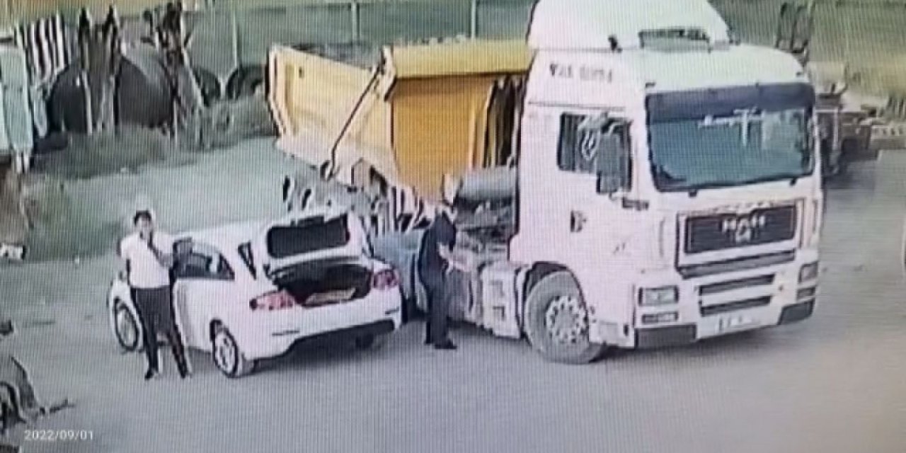 Kayseri'de gündüz gözüyle tırdan 9 bin TL'lik mazot çaldılar