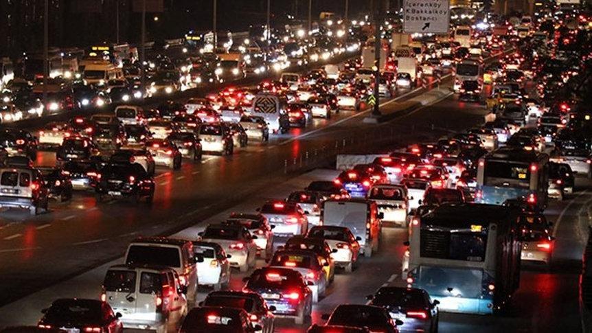 İstanbul’da trafik yoğunluğu