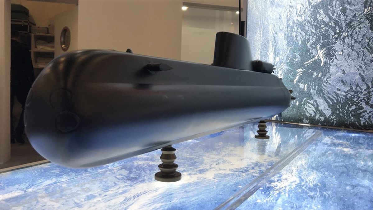 Milli Denizaltı STM500 Avrupa'da Vitrine Çıktı