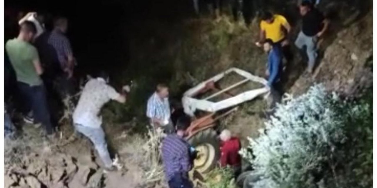 Manisa’da traktör uçuruma yuvarlandı: 1 ölü, 1 yaralı