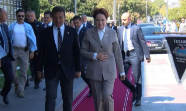 Meral Akşener ve Ekrem İmamoğlu buluştu
