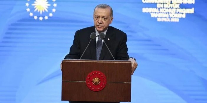 Erdoğan sosyal konut projesini açıkladı
