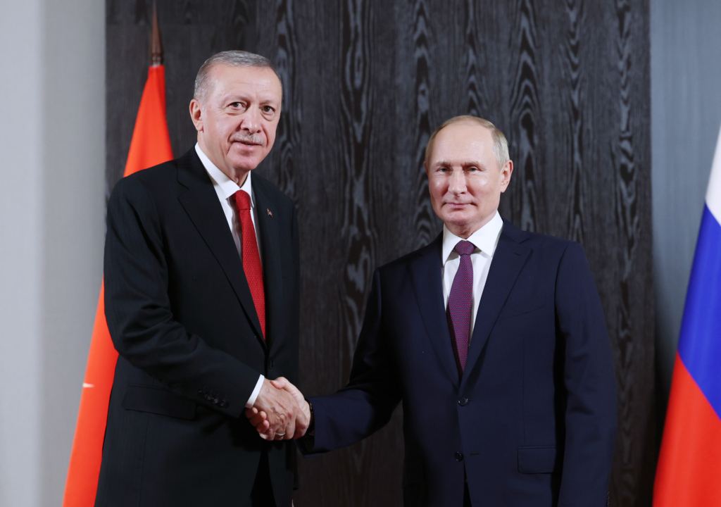 Erdoğan, Putin ile bir araya geldi