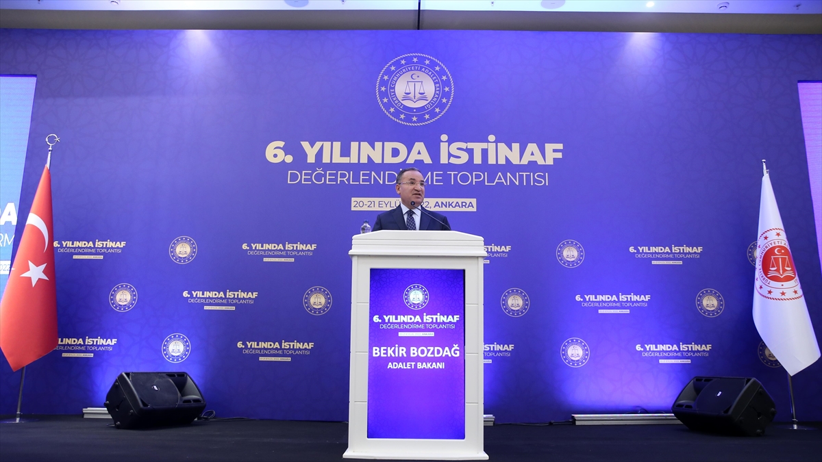 Bozdağ İstinaf Mahkemelerinin Faaliyete Geçmesiyle ilgili konuştu