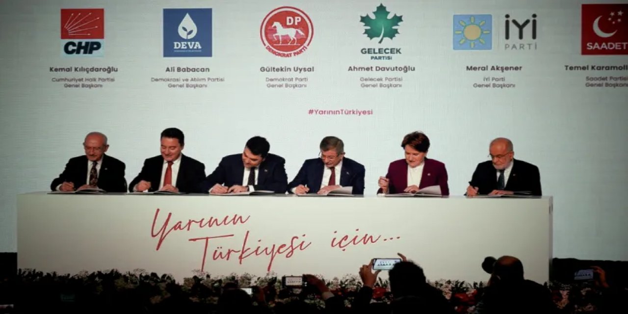 Altılı masada ‘ortak liste’ hazırlığı!