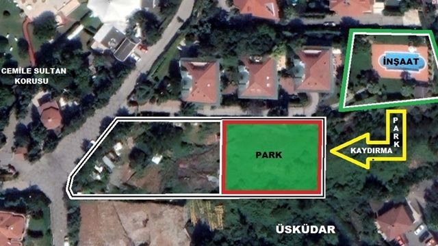 AK Partili Üsküdar Belediyesi park ile konut alanını takas etti
